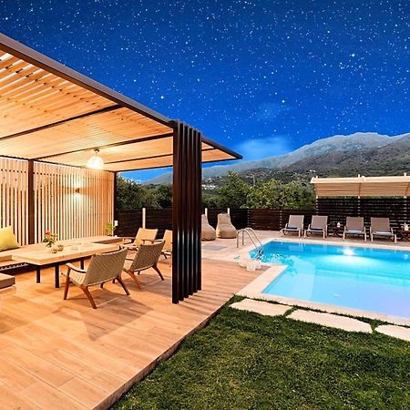Cretan Sunrise Villa Heated Pool Dhimitroulianá Esterno foto