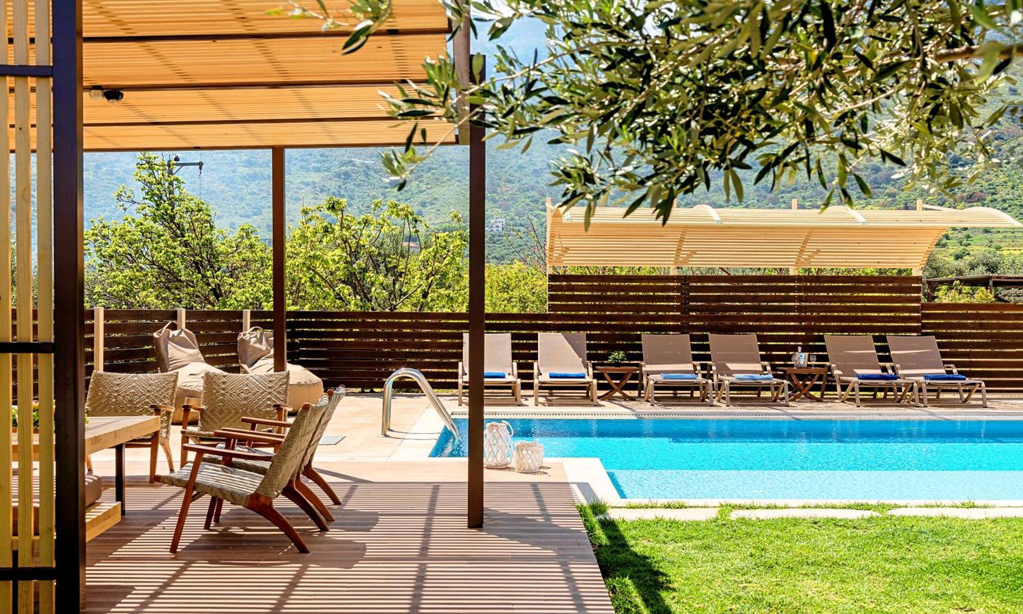 Cretan Sunrise Villa Heated Pool Dhimitroulianá Esterno foto